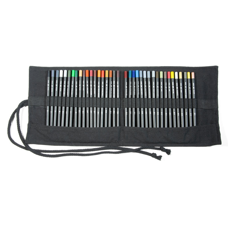 AK10048 - WEATHERING PENCILS - FULL RANGE CLOTH CASE - SET DA 37 MATITE + PORTAMATITE IN STOFFA - Immagine 3