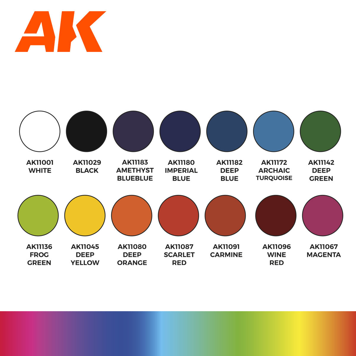 AK11775 - 3GEN ACRYLICS - BASIC STARTER SET - SET DA 14 COLORI - Immagine 3