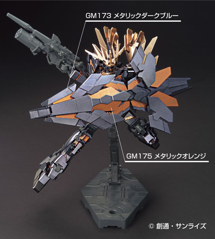 GUNDAM MARKER SET - GMS-125 - METALLIC SET 2 - CHISEL FELT-TIP PEN - Immagine 3