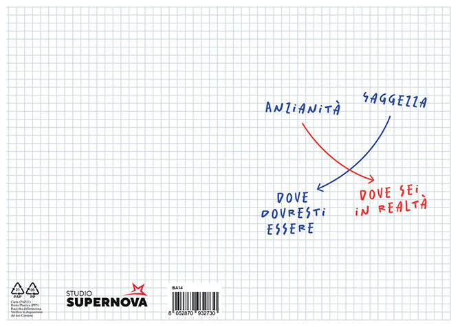 BIGLIETTO AUGURI - BA14 - GENERICO SAGGEZZA - Immagine 2