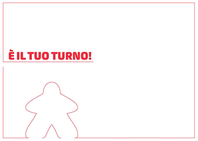 BIGLIETTO AUGURI - BA06 - GIOCO MEEPLE - Immagine 3