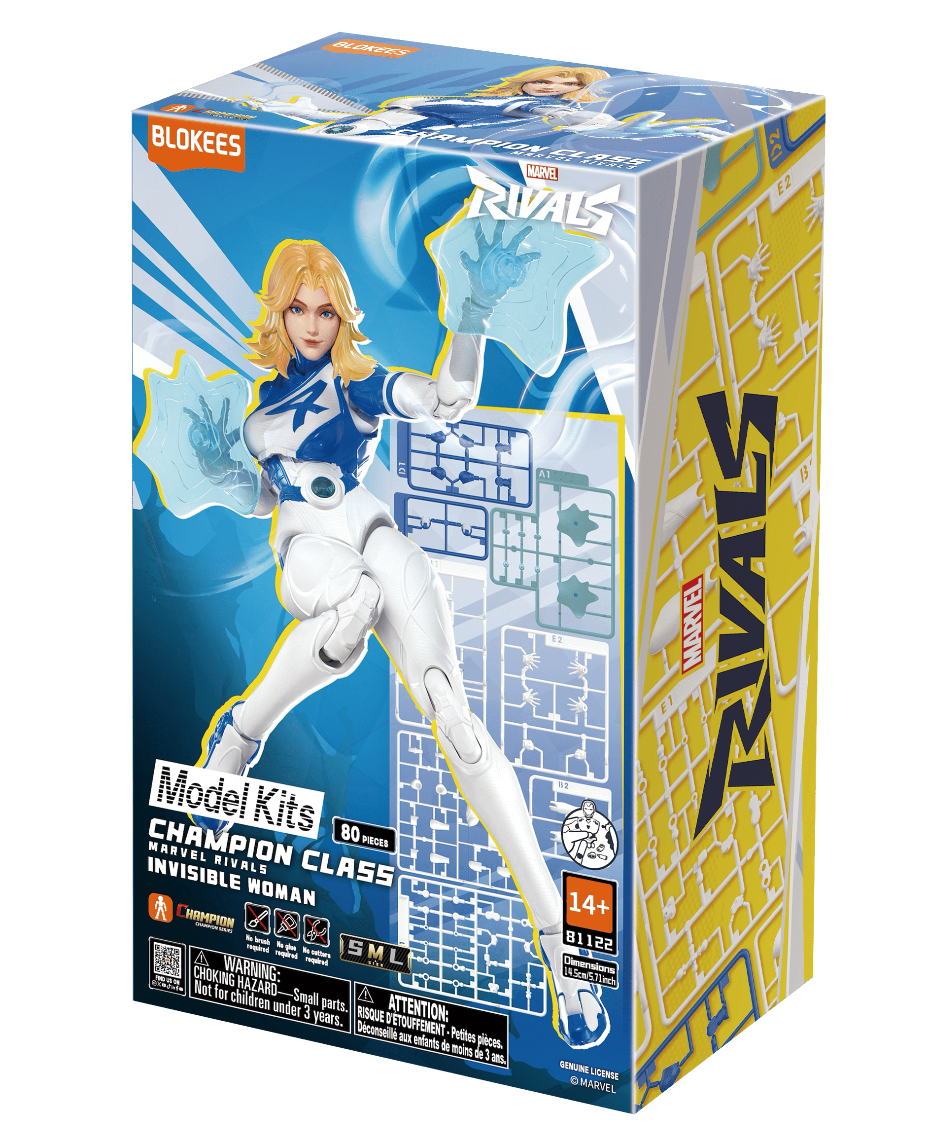MARVEL RIVALS - CHAMPION CLASS 11 INVISIBLE WOMAN - MODEL KIT - Immagine 2