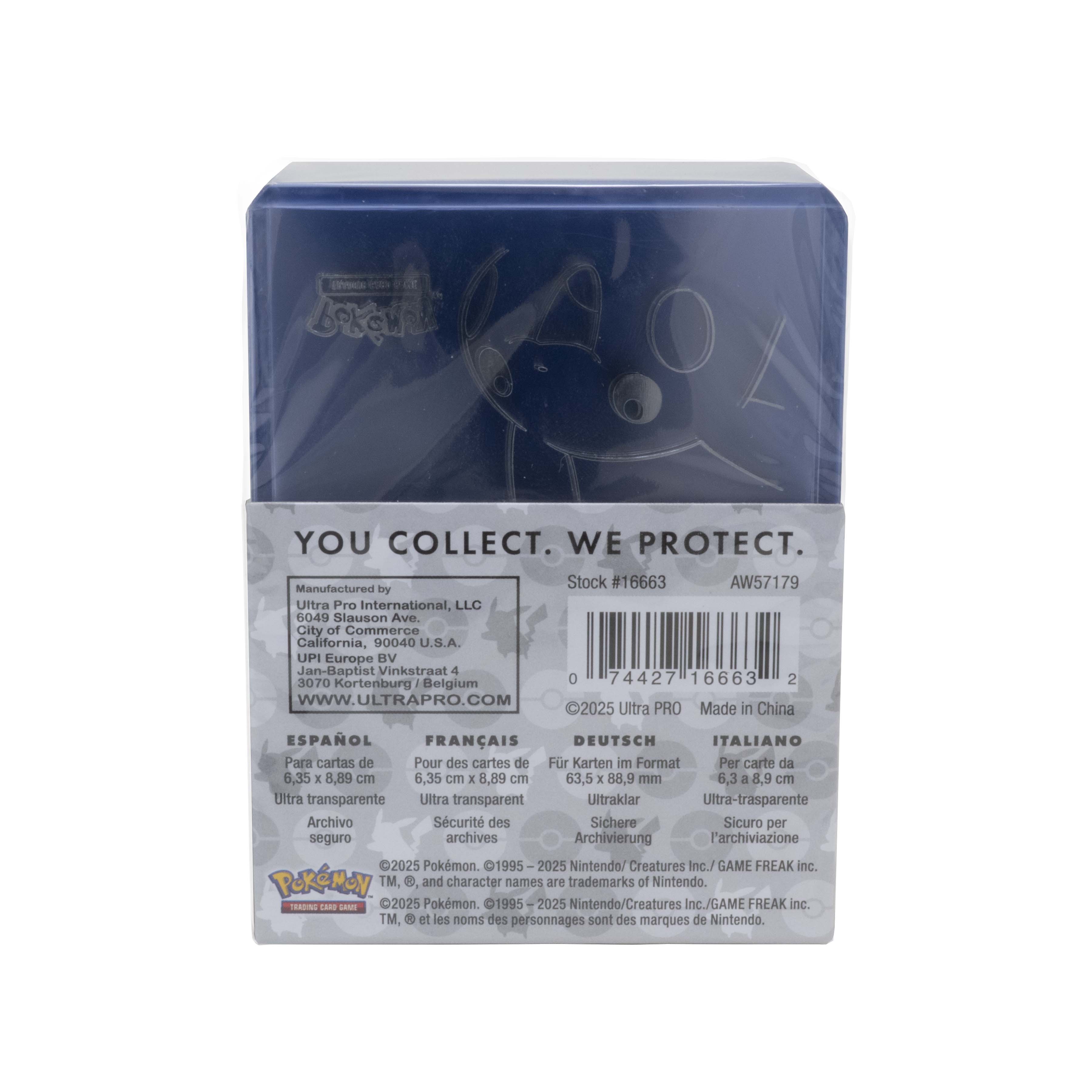 16663 - TOPLOADER AND PENNY SLEEVES COMBO PACK - POKEMON - PIKACHU - Immagine 5