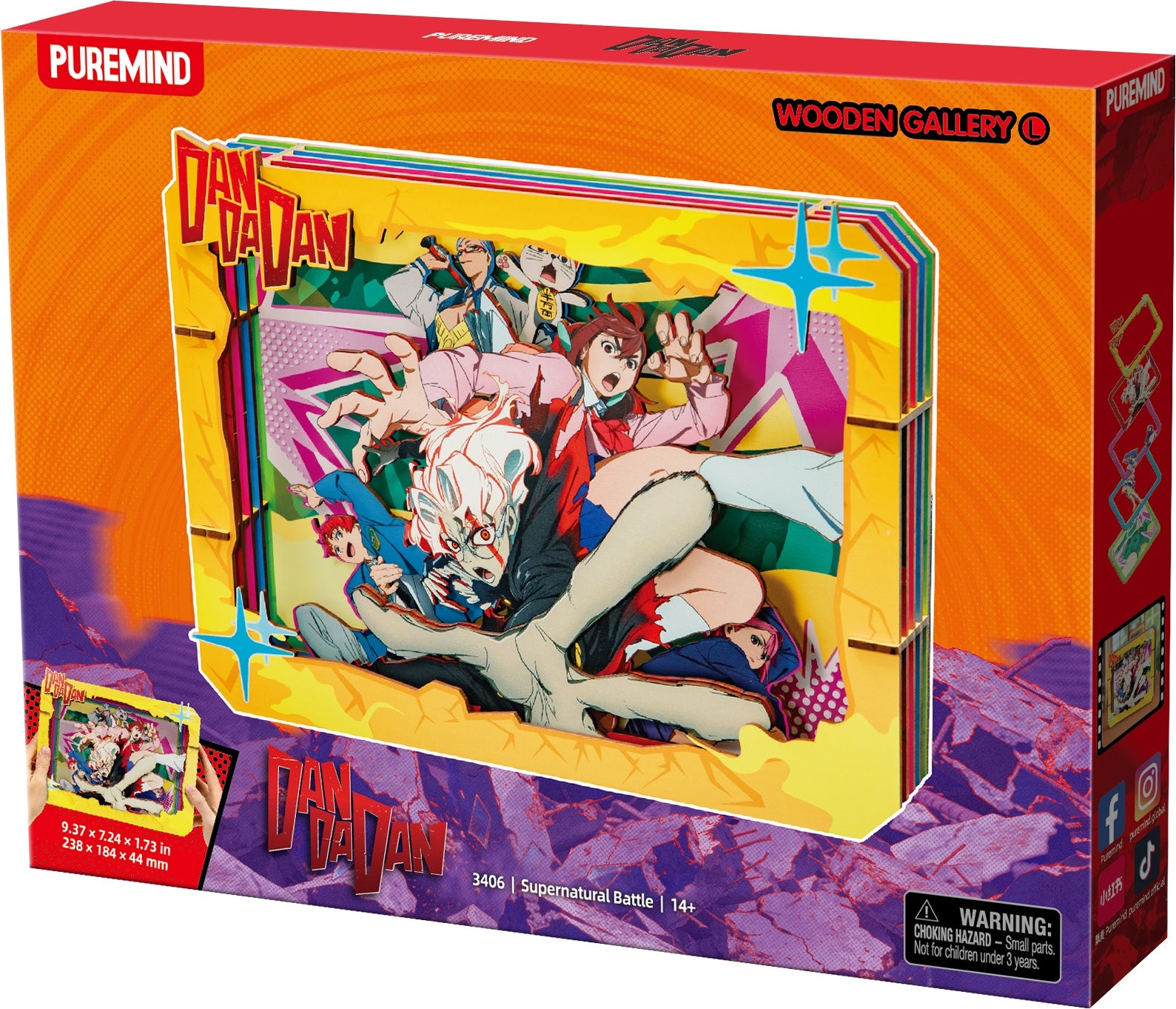 DANDADAN - WOODEN GALLERY - L - SUPERNATURAL BATTLE - Immagine 3