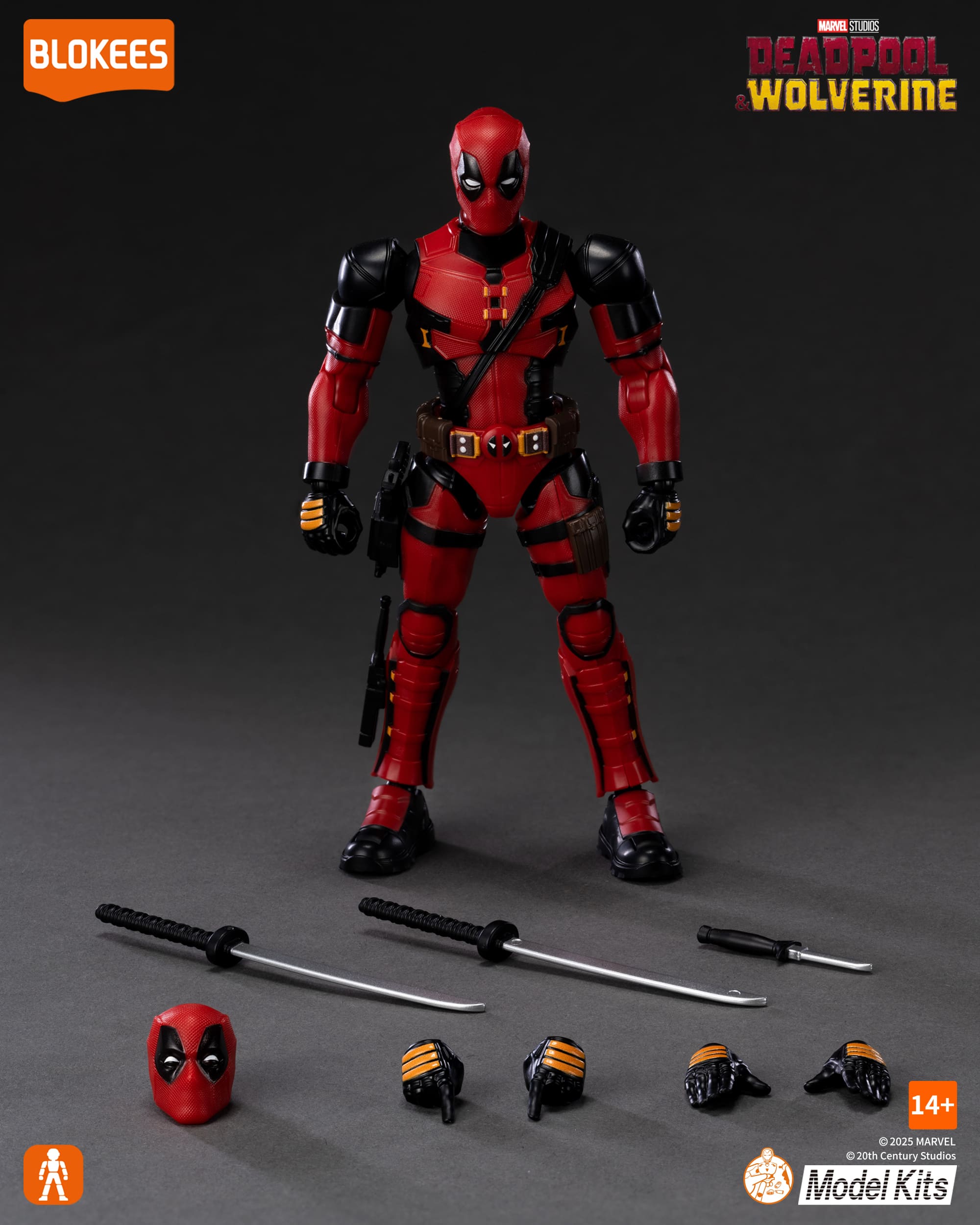 MARVEL HEROES - CHAMPION CLASS 04 DEADPOOL - MODEL KIT - Immagine 5