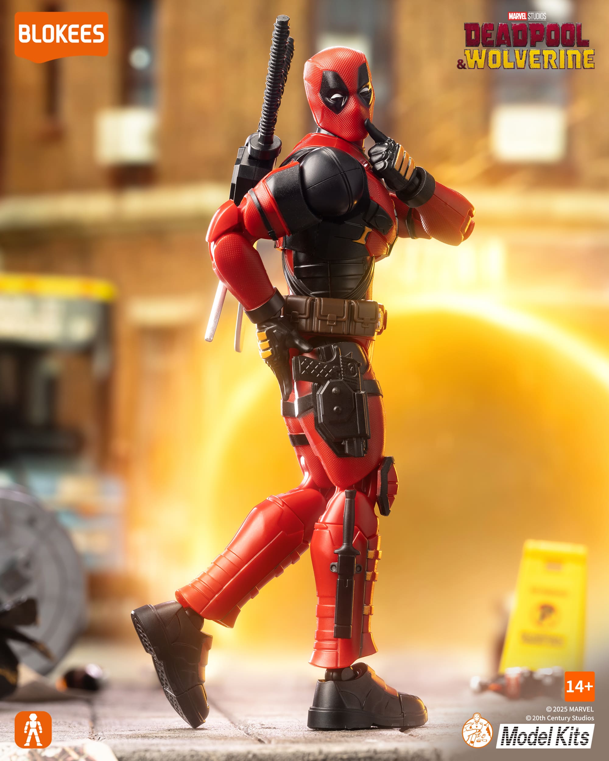 MARVEL HEROES - CHAMPION CLASS 04 DEADPOOL - MODEL KIT - Immagine 2
