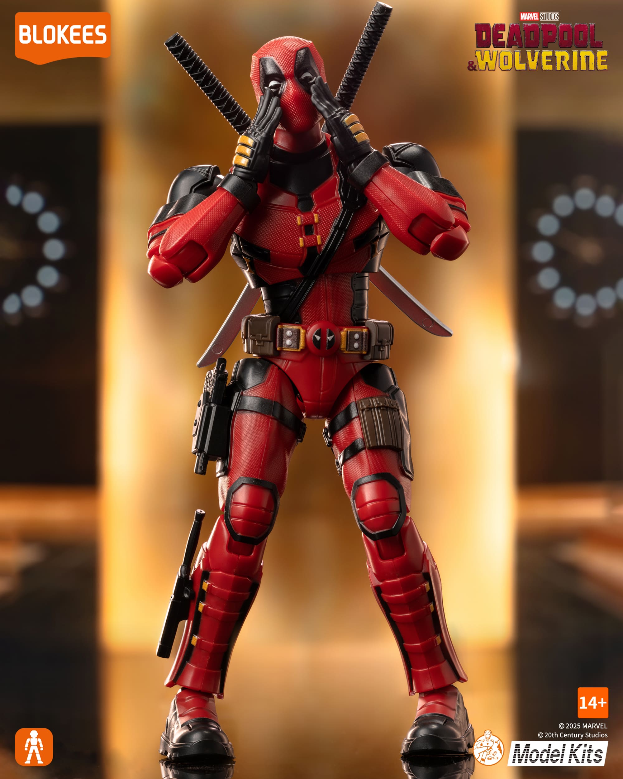 MARVEL HEROES - CHAMPION CLASS 04 DEADPOOL - MODEL KIT - Immagine 6