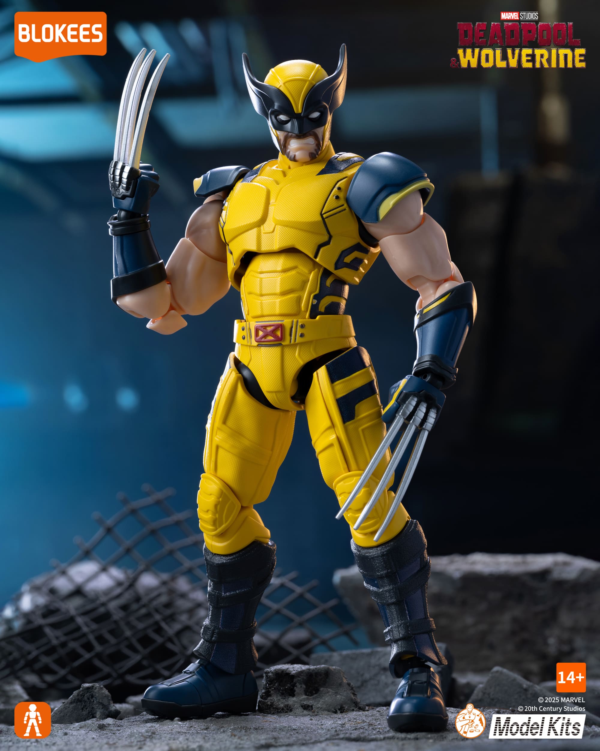 MARVEL HEROES - CHAMPION CLASS 05 WOLVERINE - MODEL KIT - Immagine 5