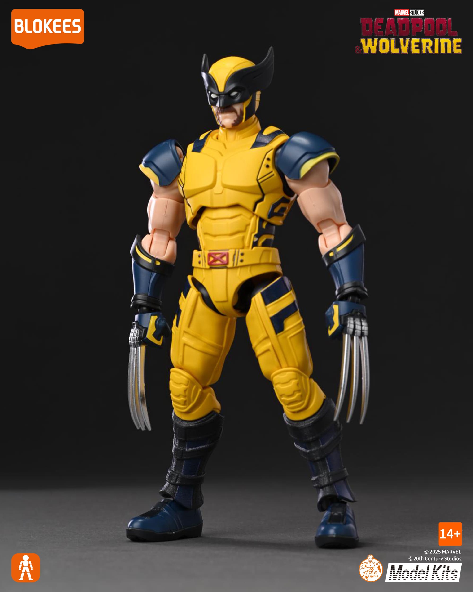 MARVEL HEROES - CHAMPION CLASS 05 WOLVERINE - MODEL KIT - Immagine 3
