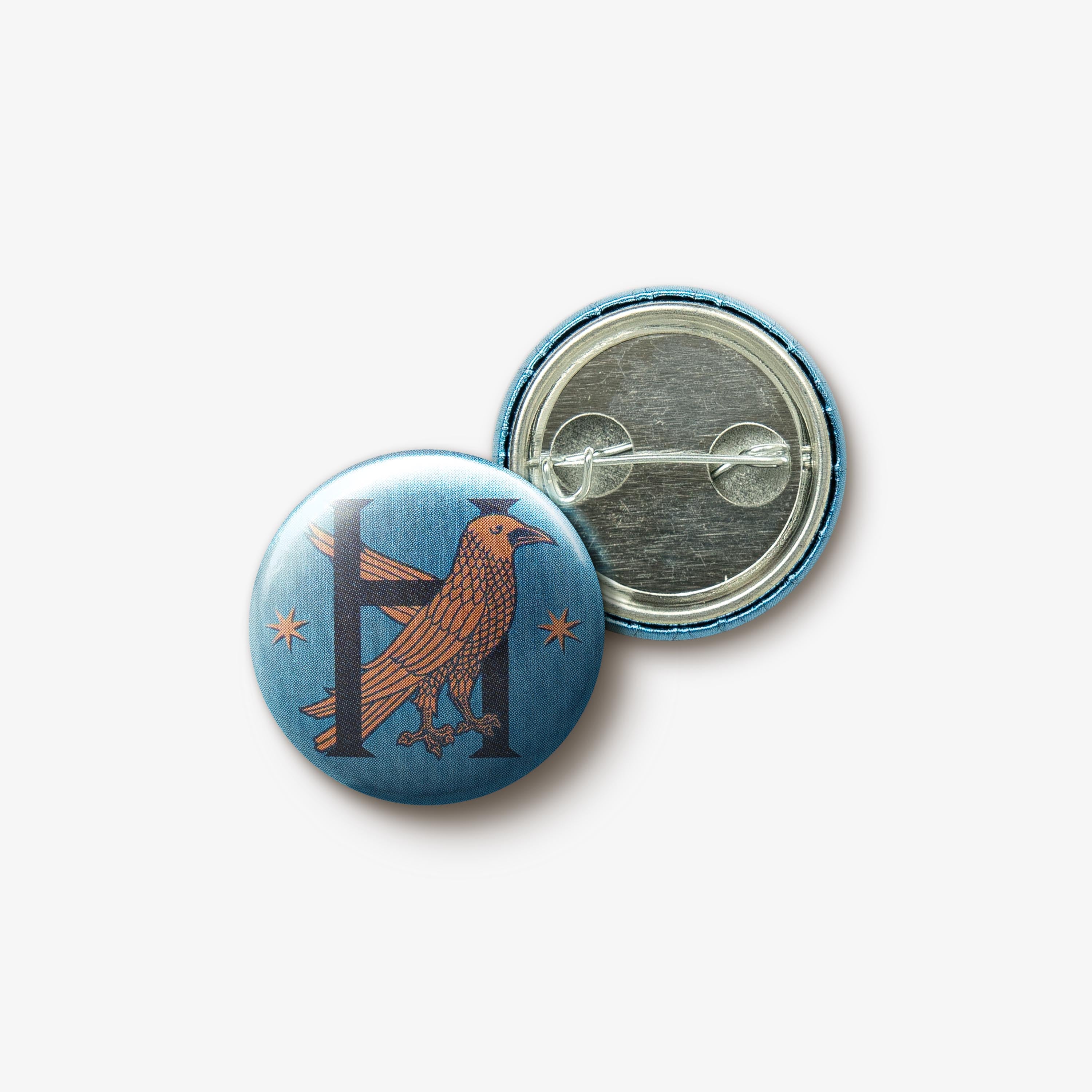 FBBB08 - HOGWARTS: RAVENCLAW HOUSE RAVEN - BADGE - Immagine 2