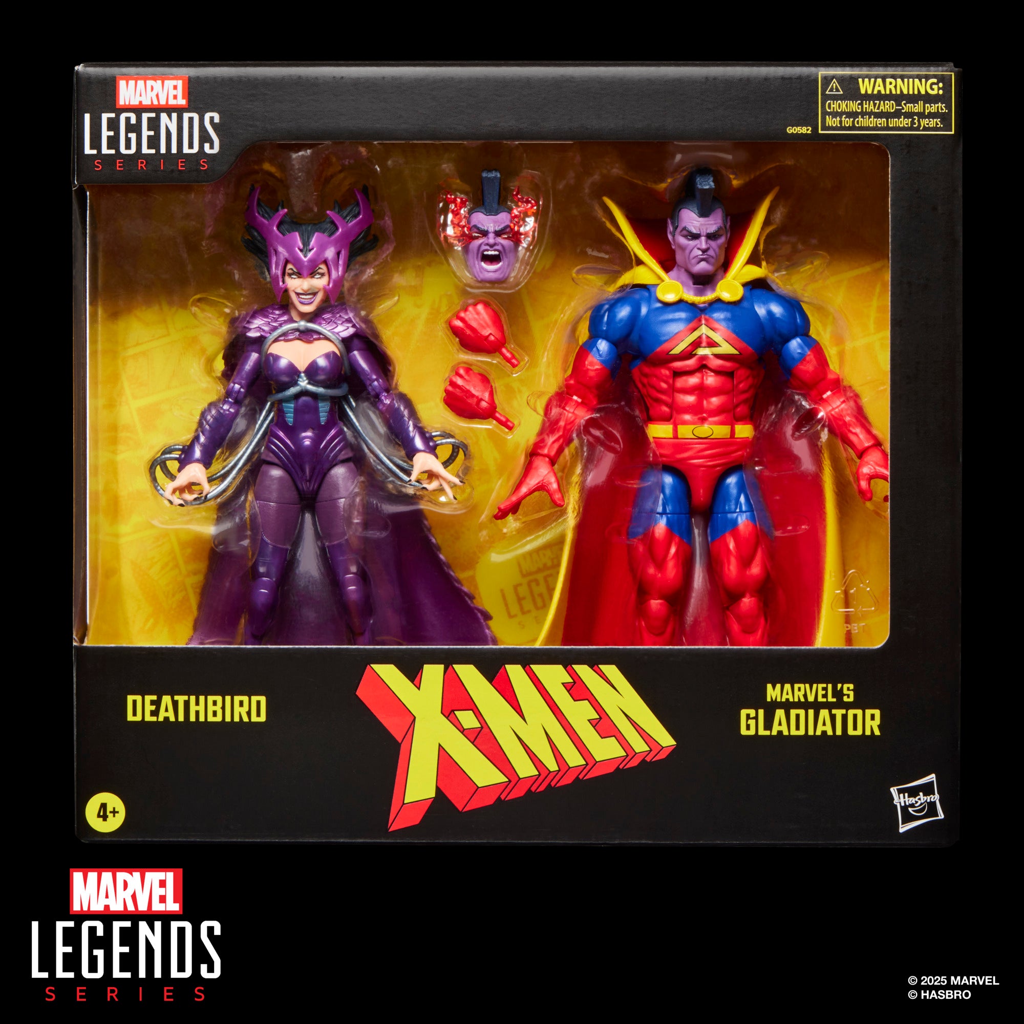 AVENGERS LEGENDS X-MEN - DEATHBIRD & MARVEL'S GLADIATOR - ACTION FIGURE 15CM - Immagine 3
