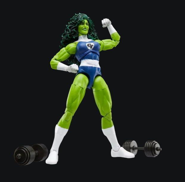 MARVEL LEGENDS - FANTASTIC FOUR - SHE-HULK - ACTION FIGURE 15CM - Immagine 2