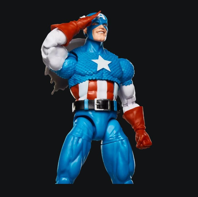 MARVEL - LEGENDS - SECRET WARS - CAPTAIN AMERICA - ACTION FIGURE 15CM - Immagine 2