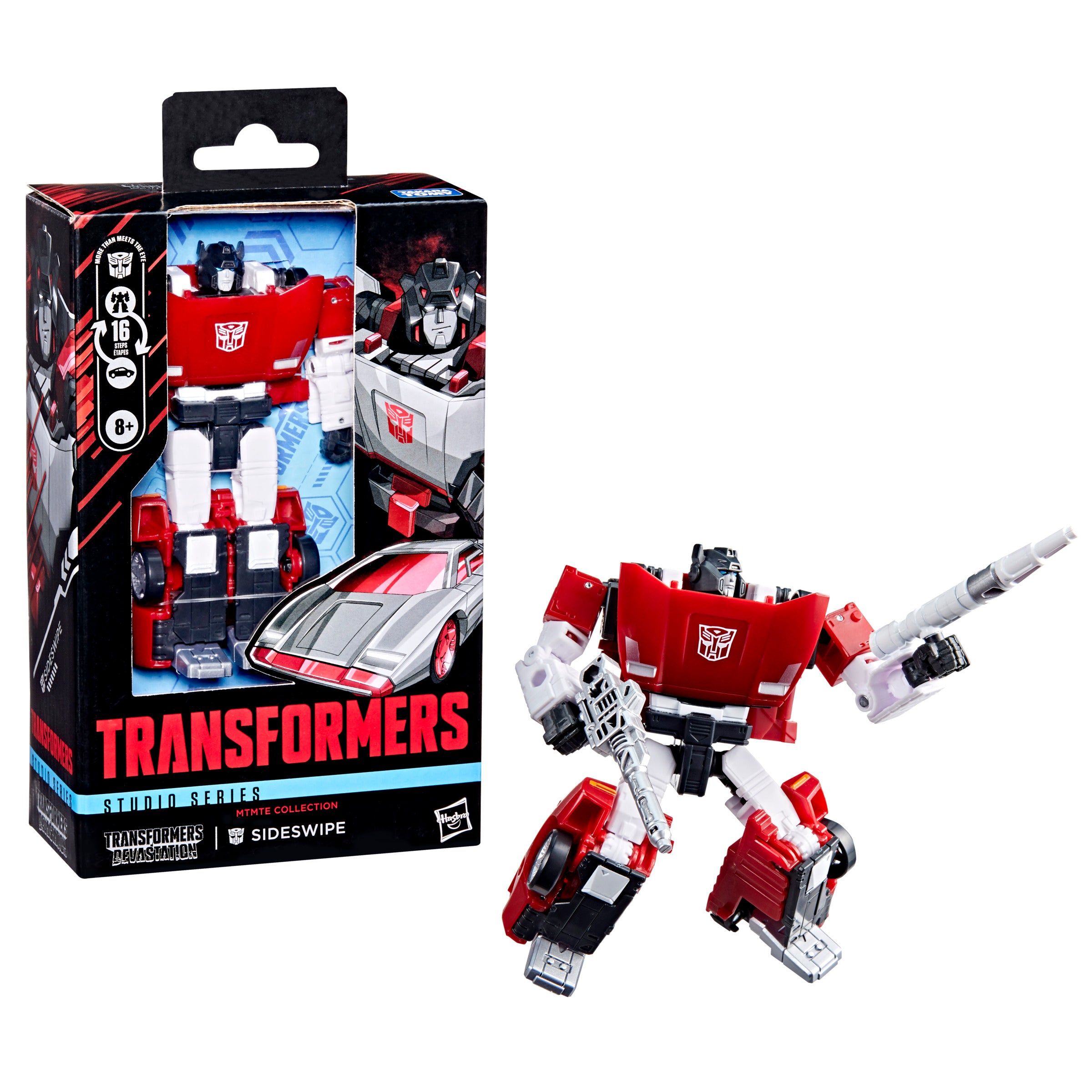 TRANSFORMERS - GENERATION - STUDIO SERIES - SIDESWIPE - ACTION FIGURE 15CM - Immagine 2