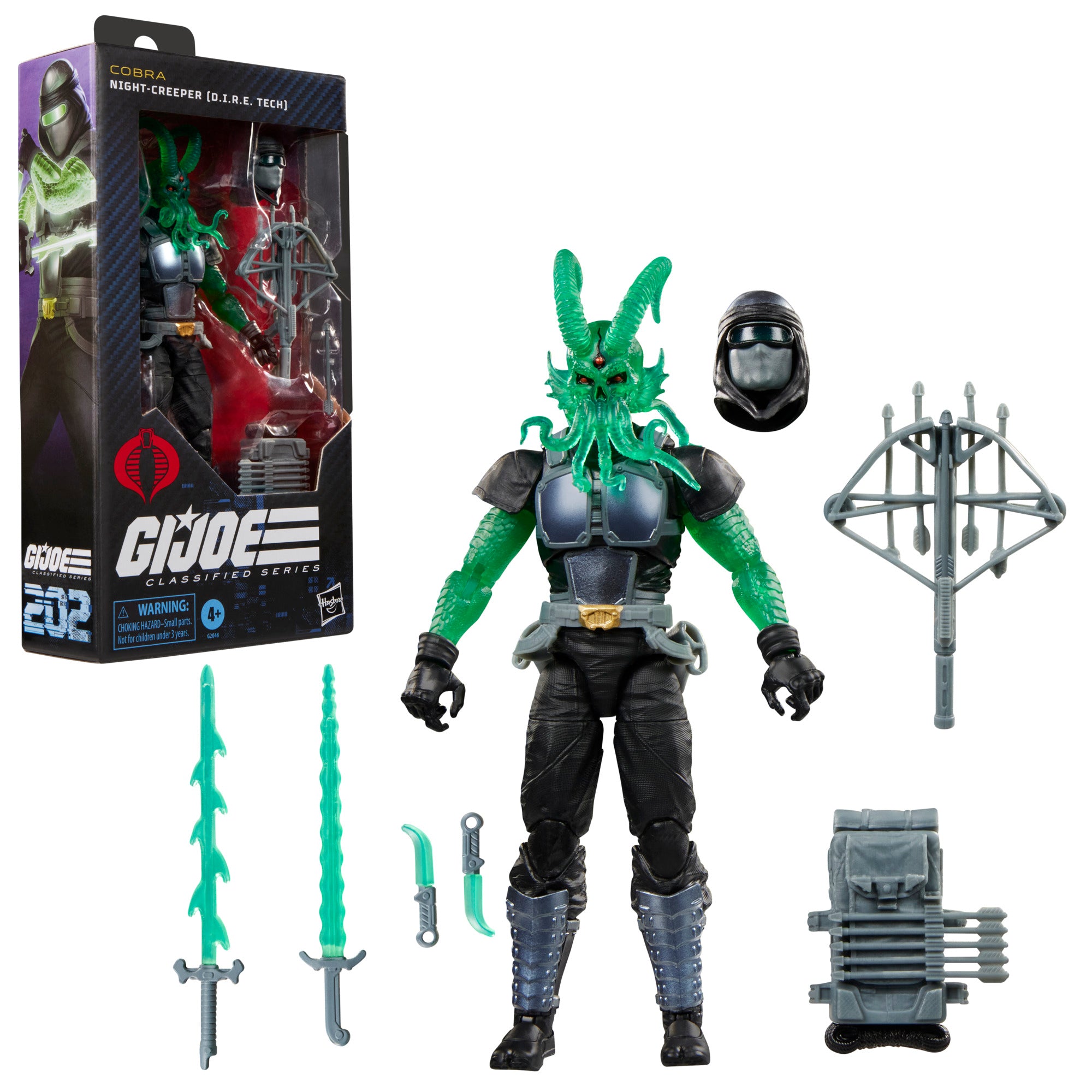 GI JOE - CLASSIFIED SERIES - NIGHT CREEPER (D.I.R.E. TECH) - ACTION FIGURE 15CM - Immagine 2
