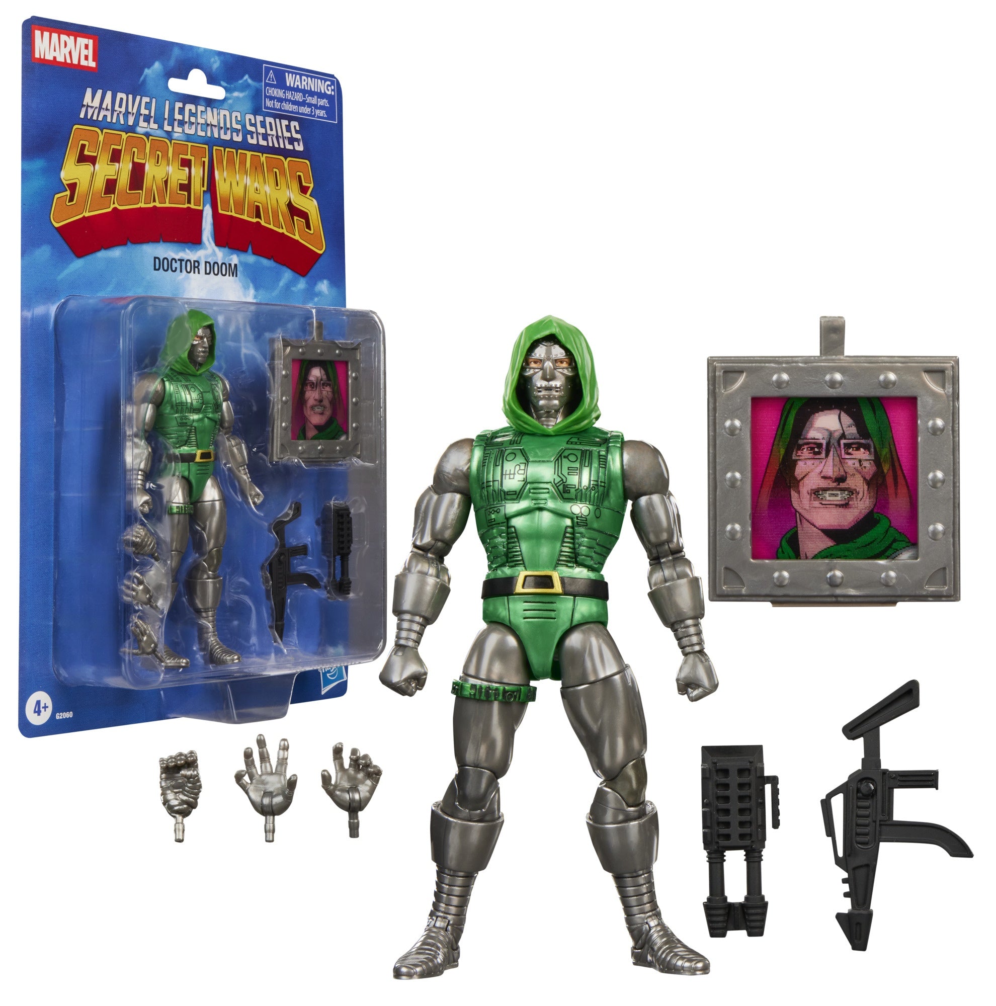 MARVEL LEGENDS SERIES - DOCTOR DOOM SECRET WARS - ACTION FIGURE 15CM - Immagine 2