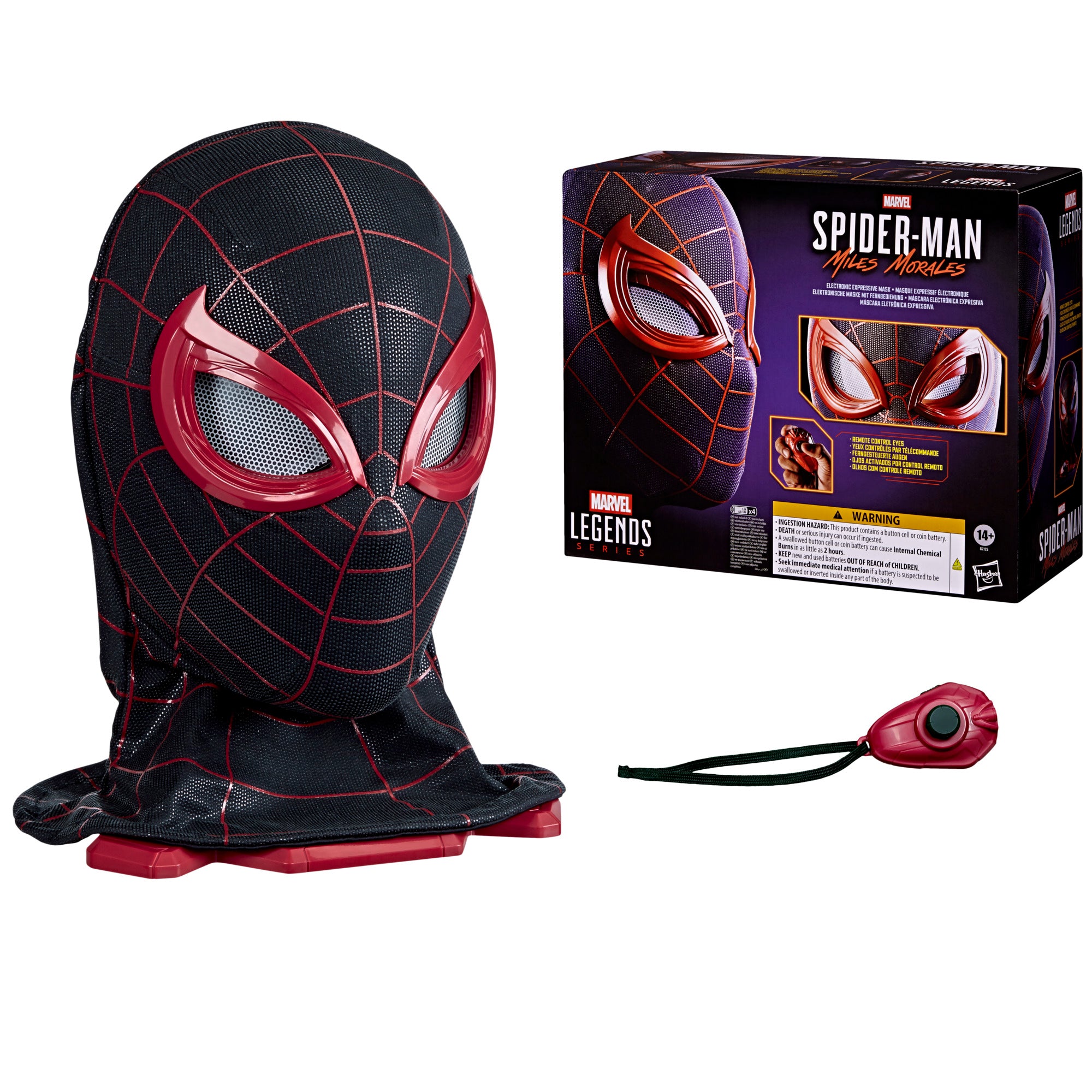 MARVEL LEGENDS SERIES - SPIDER-MAN: MILES MORALES - MASCHERA ESPRESSIVA ELETTRONICA - Immagine 2