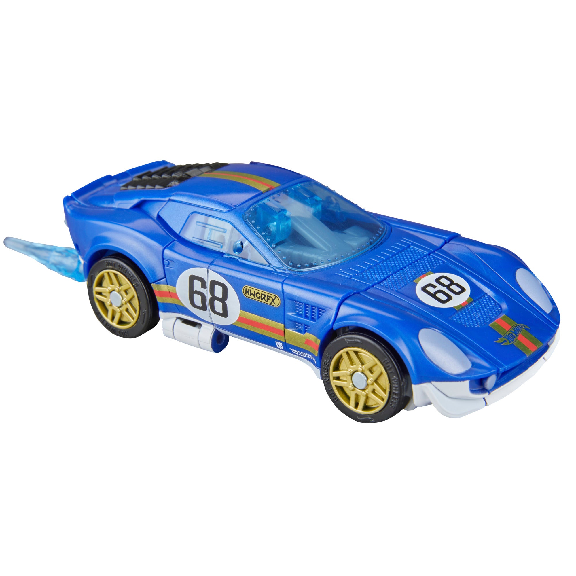 TRANSFORMERS COLLABORATIVE HOT WHEELS - EL SEGUNDO COUPE - ACTION FIGURE 13CM - Immagine 3