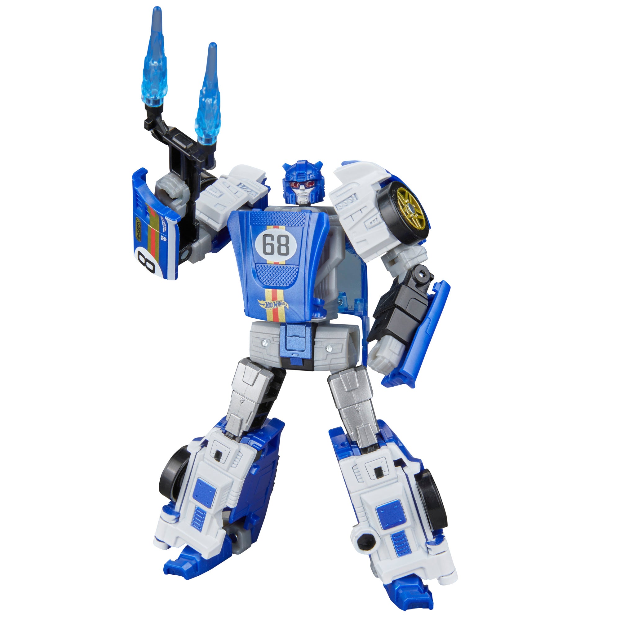 TRANSFORMERS COLLABORATIVE HOT WHEELS - EL SEGUNDO COUPE - ACTION FIGURE 13CM - Immagine 2