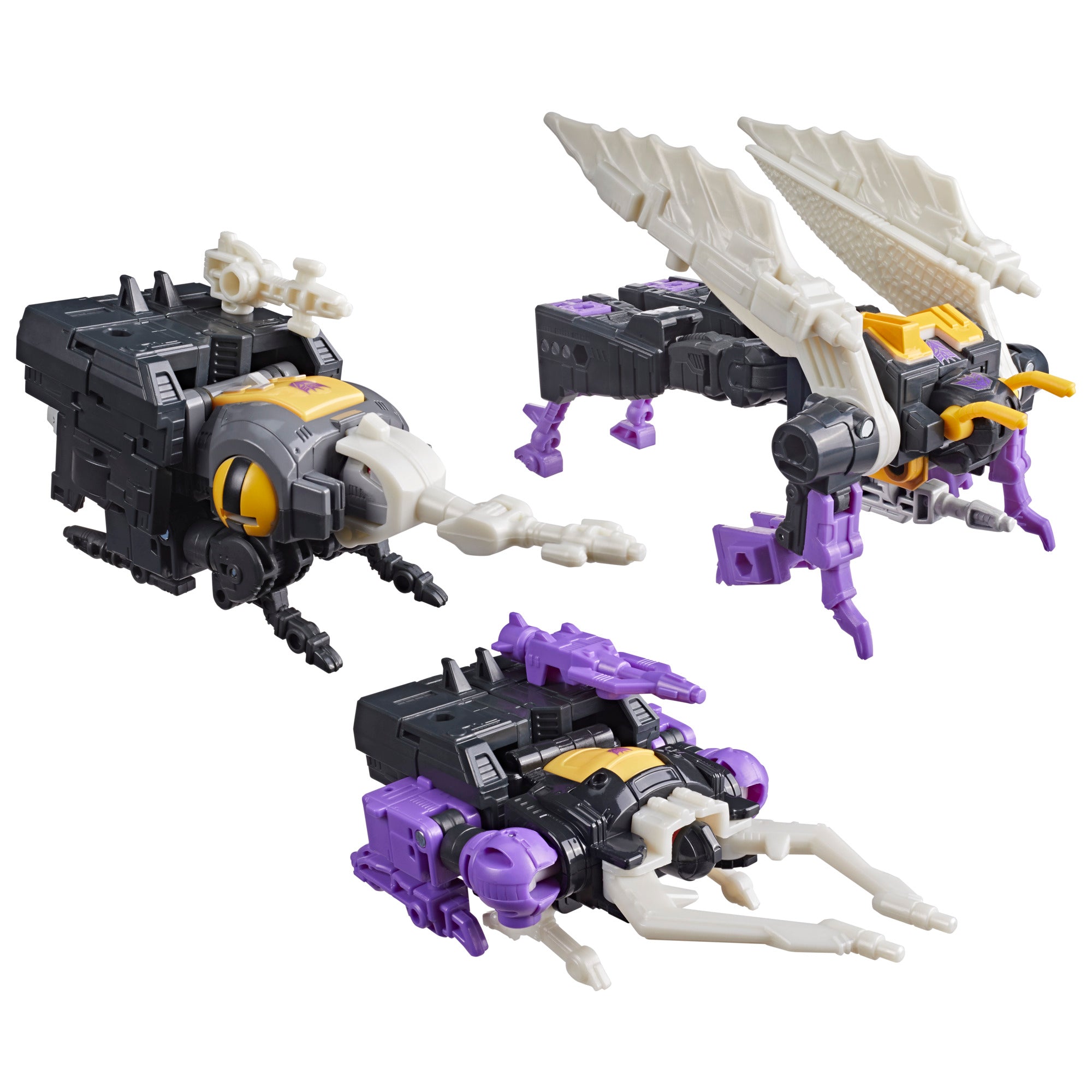 TRANSFORMERS - STUDIO SERIES - INSECTICON: BOMBSHELL, SHRAPNEL E KICKBACK - ACTION FIGURES 14CM - Immagine 2
