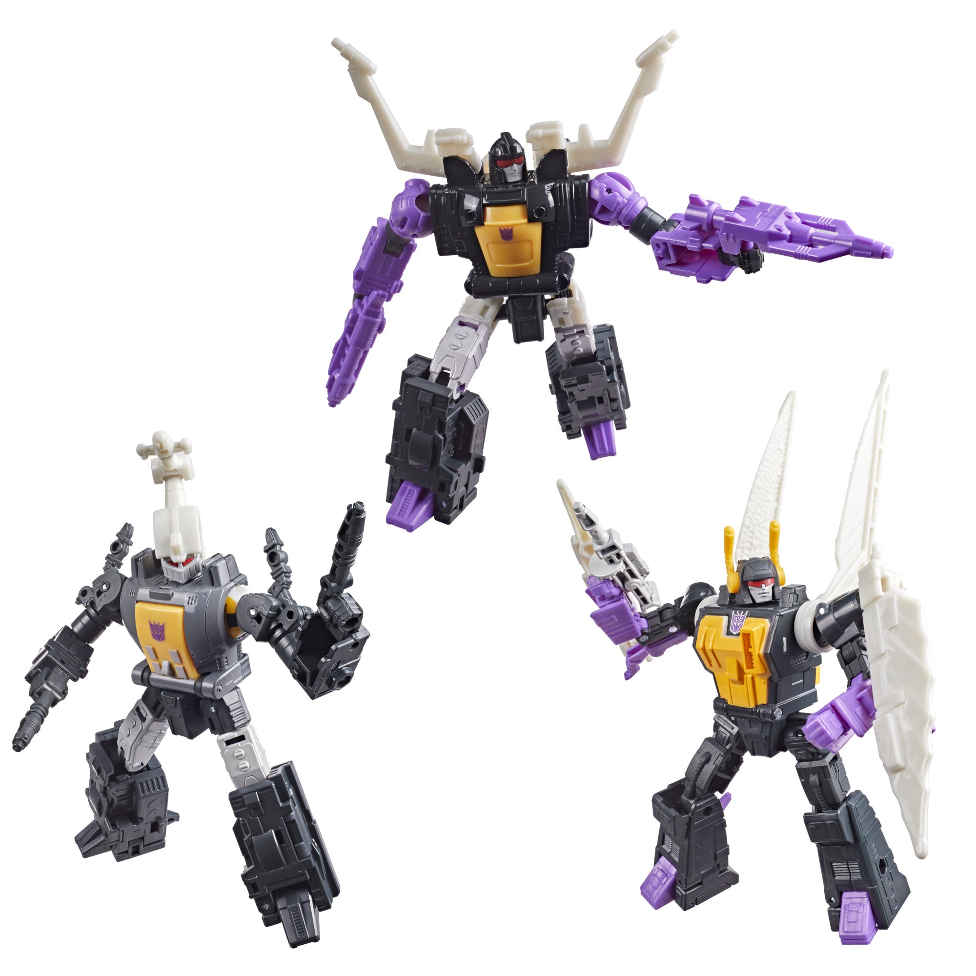 TRANSFORMERS - STUDIO SERIES - INSECTICON: BOMBSHELL, SHRAPNEL E KICKBACK - ACTION FIGURES 14CM - Immagine 3