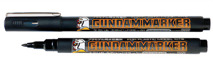 GUNDAM MARKER - GM-21 - GRAY (BRUSH TYPE) - EXTRA FINE FELT-TIP PEN - Immagine 2