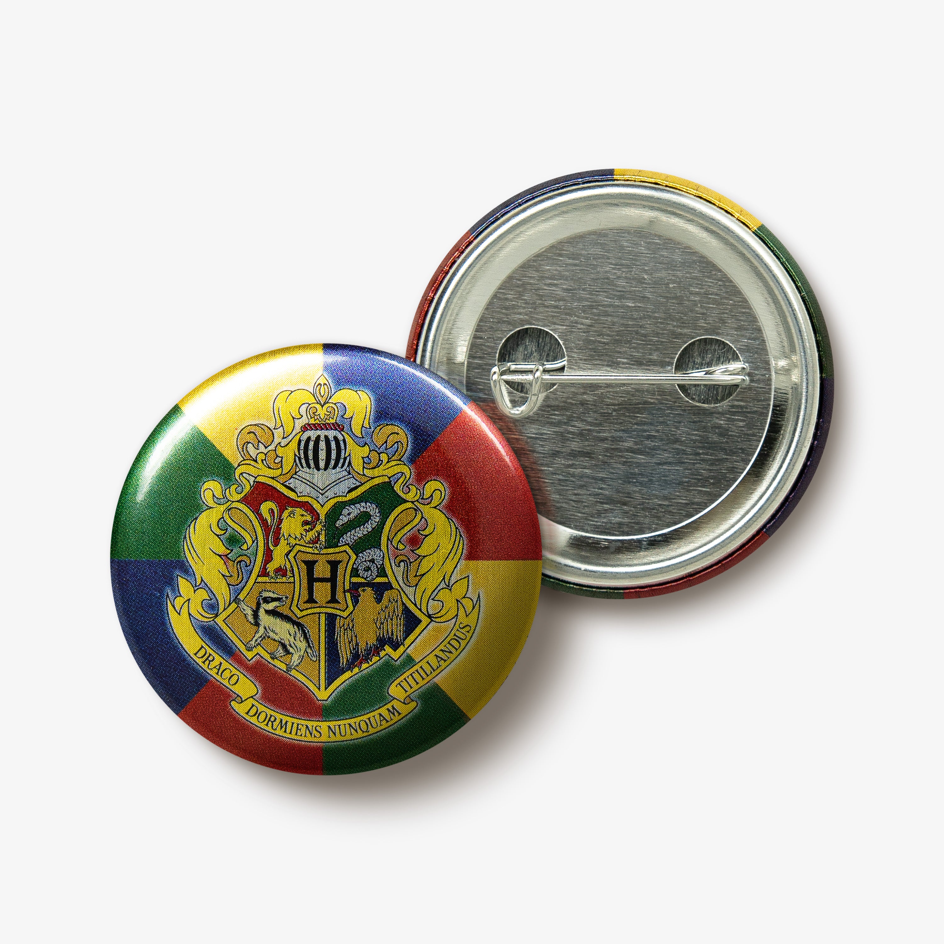 HPBB01 - HARRY POTTER - HOGWARTS SCHOOL CREST - BADGE - Immagine 2