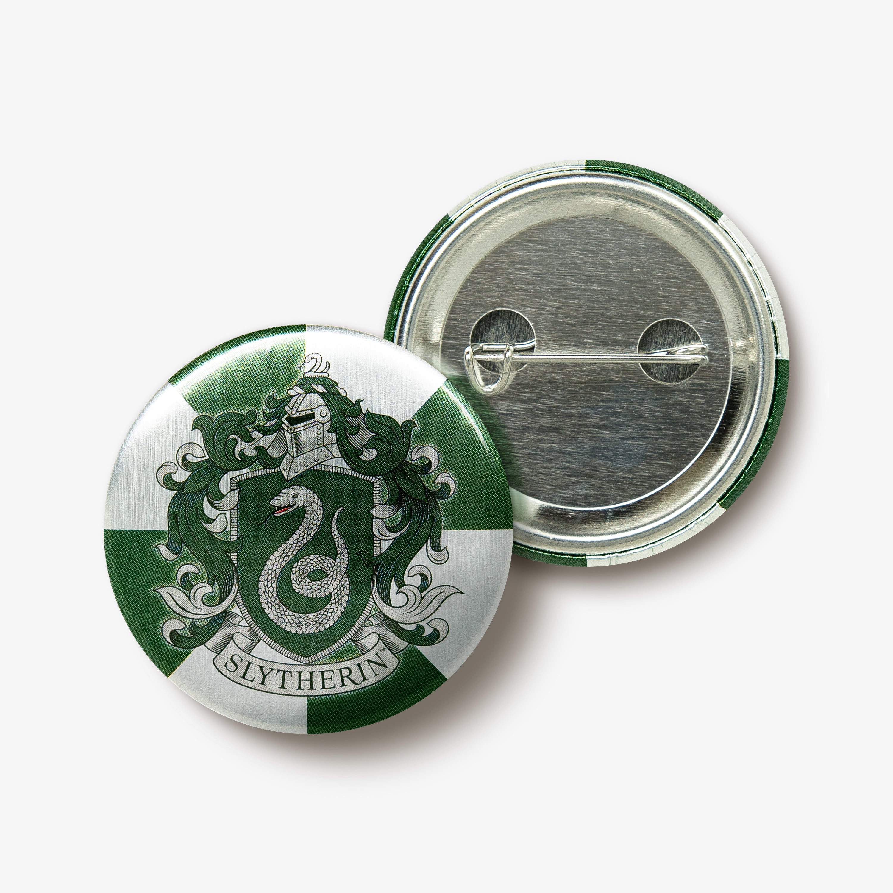 HPBB03 - HARRY POTTER - HOGWARTS: SLYTHERIN HOUSE CREST - BADGE - Immagine 2