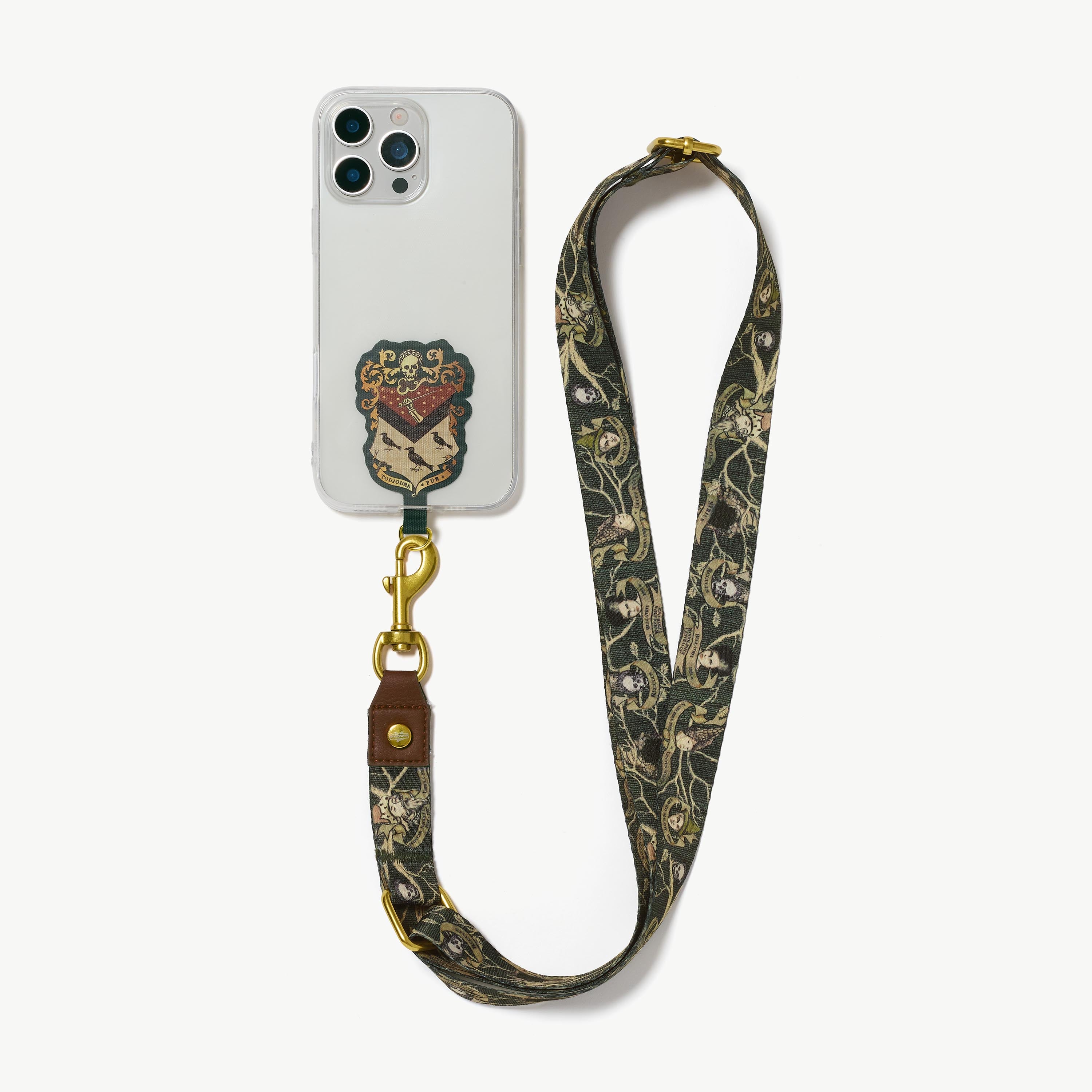 HPLAN01 - BLACK FAMILY PHONE LANYARD - Immagine 3