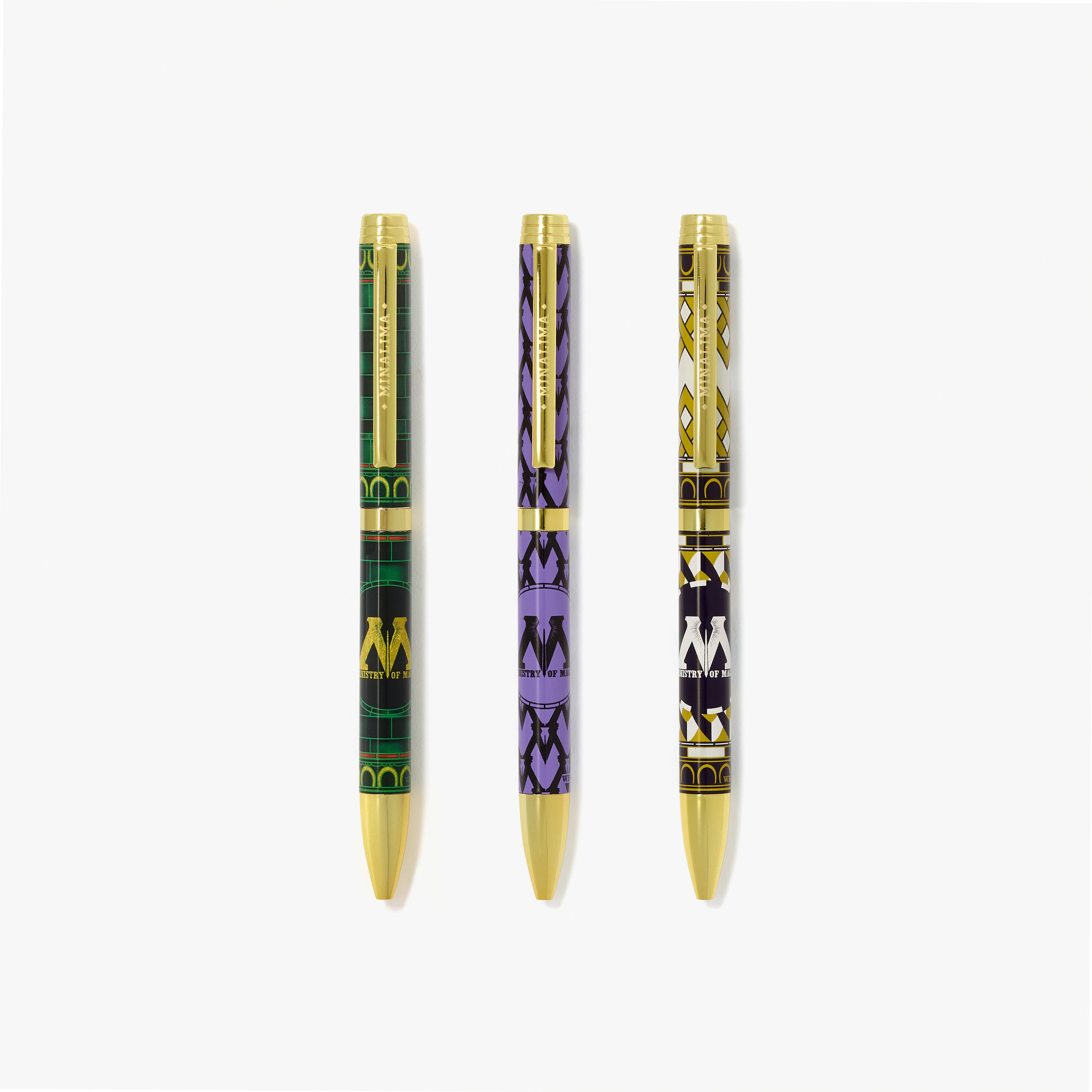 HPMULTIPEN01 - HARRY POTTER - MINISTERIAL PATTERNS PEN SET - Immagine 2