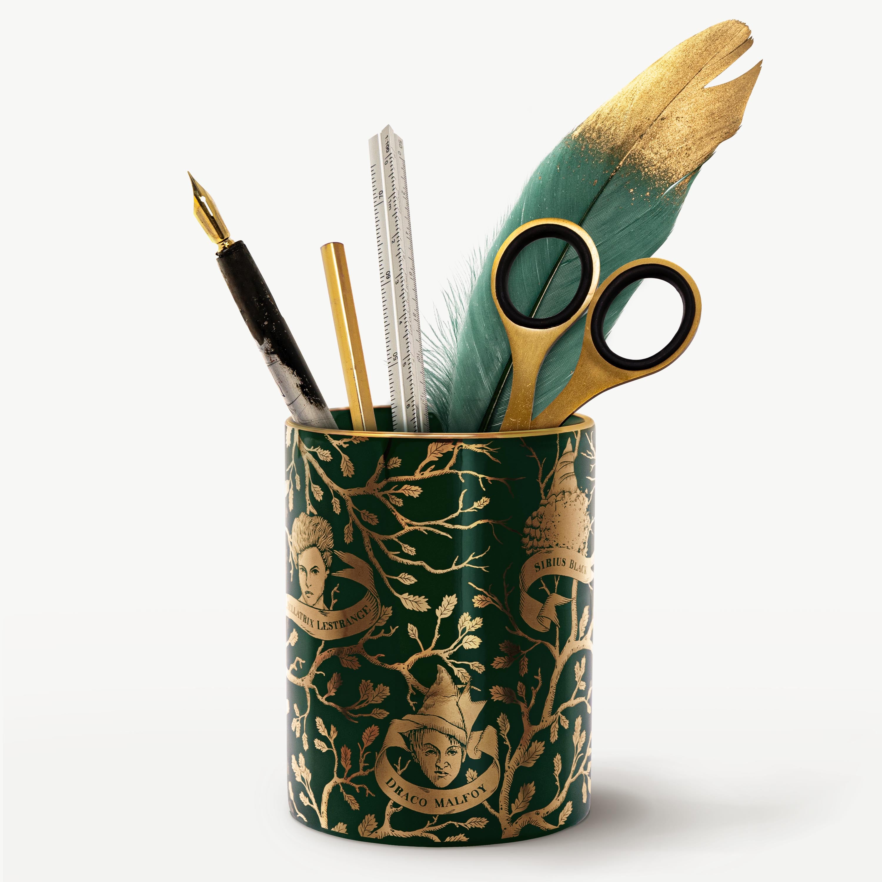 HPPOT01 - BLACK FAMILY TAPESTRY: "TOUJOURS PUR" CERAMIC POT - Immagine 2