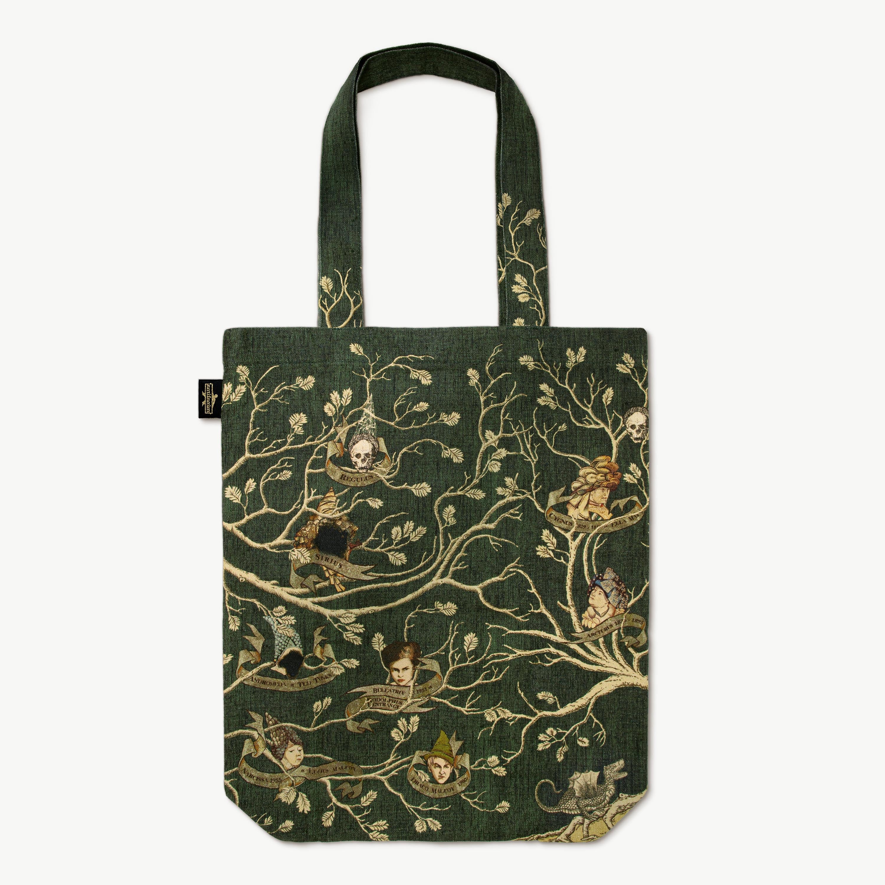 HPTOTE12 - BLACK FAMILY TAPESTRY: FAMILY TREE TOTE BAG - Immagine 2