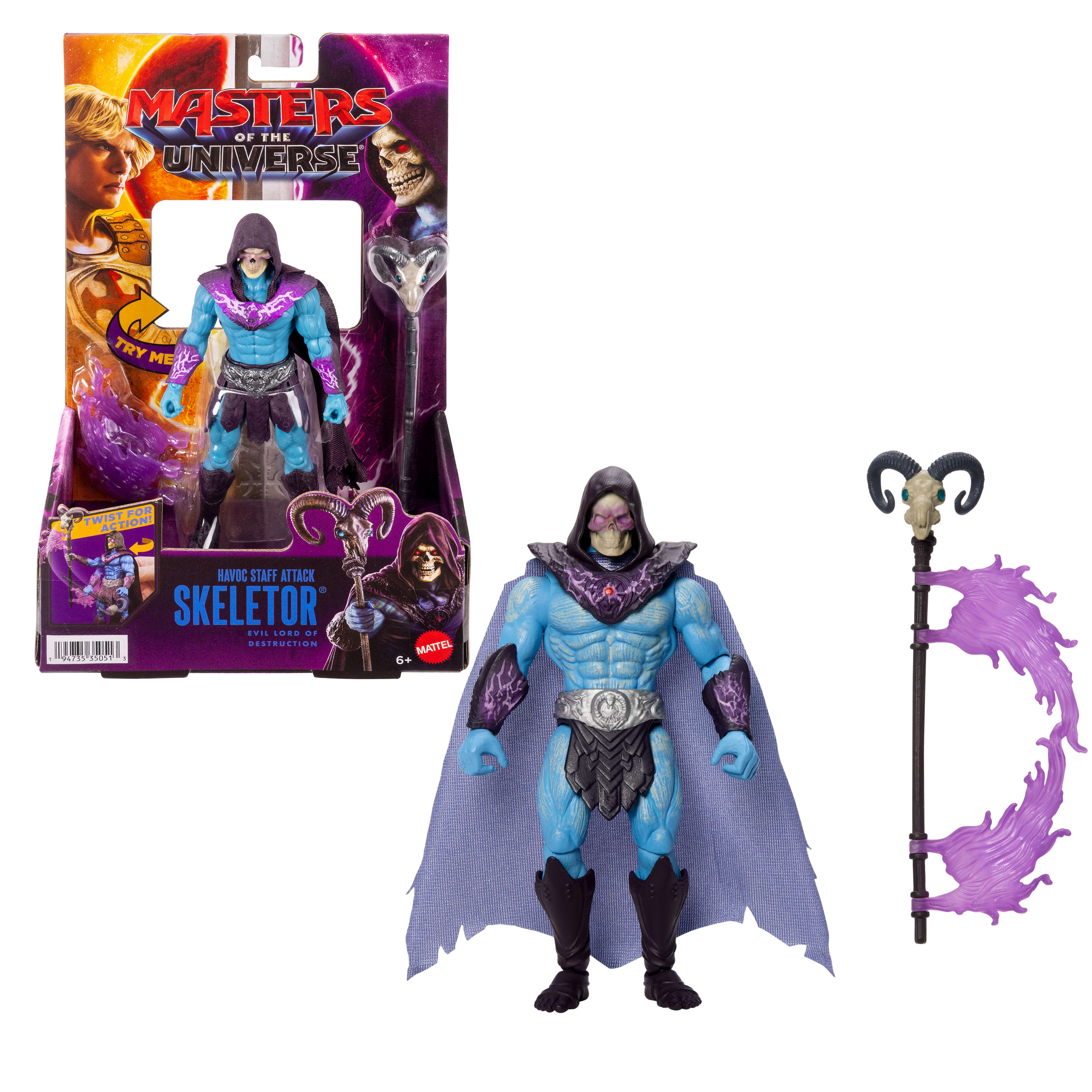 JKJ00 - MASTERS OF THE UNIVERSE - FEATURE FIG. - ACTION FIGURE - SKELETOR - Immagine 2