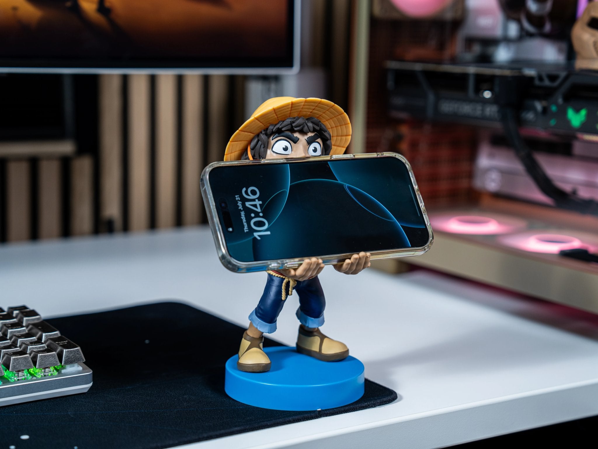 ONE PIECE - LUFFY - CABLE GUYS AND CHARGING HOLDER - Immagine 3