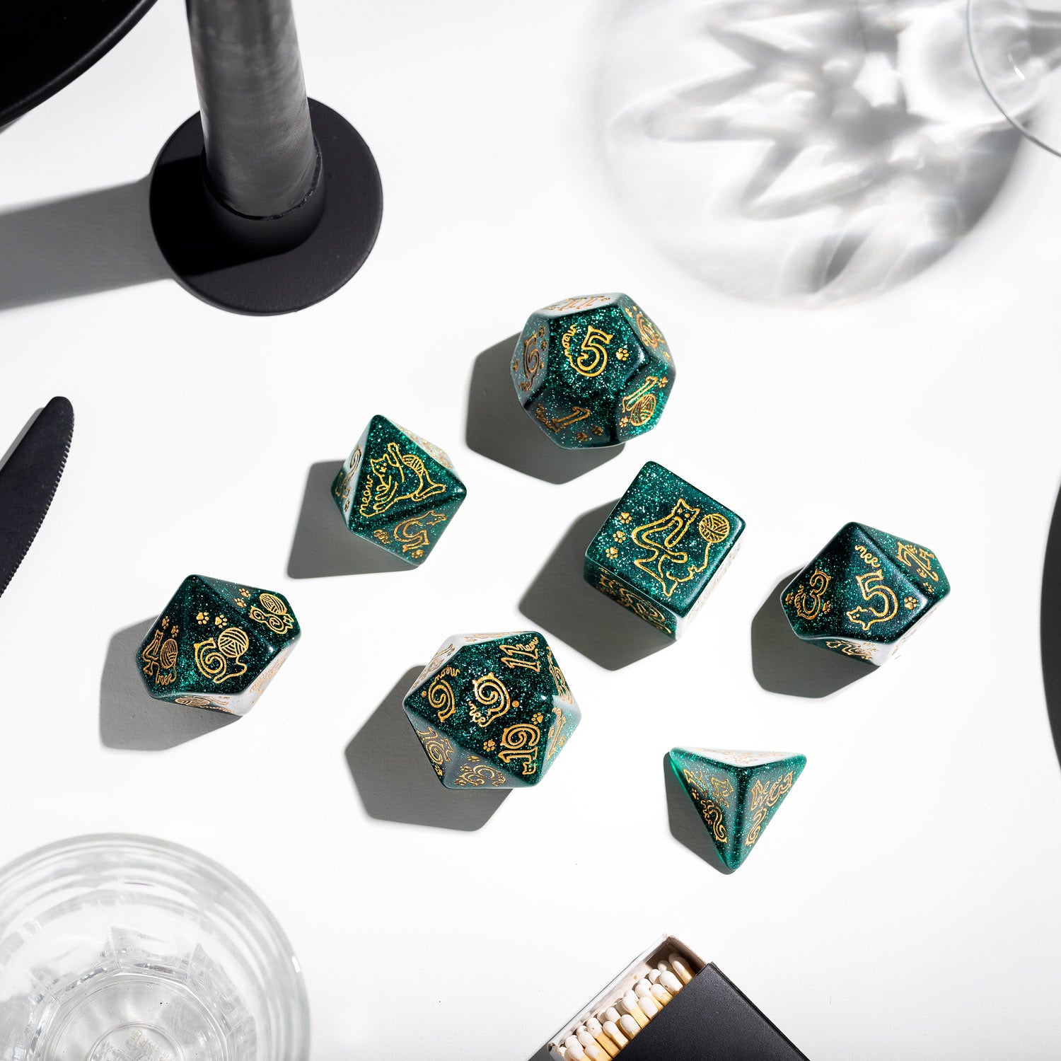 SJKSCAT09 - JUMBO CATS DICE SET: MERLIN - Immagine 3