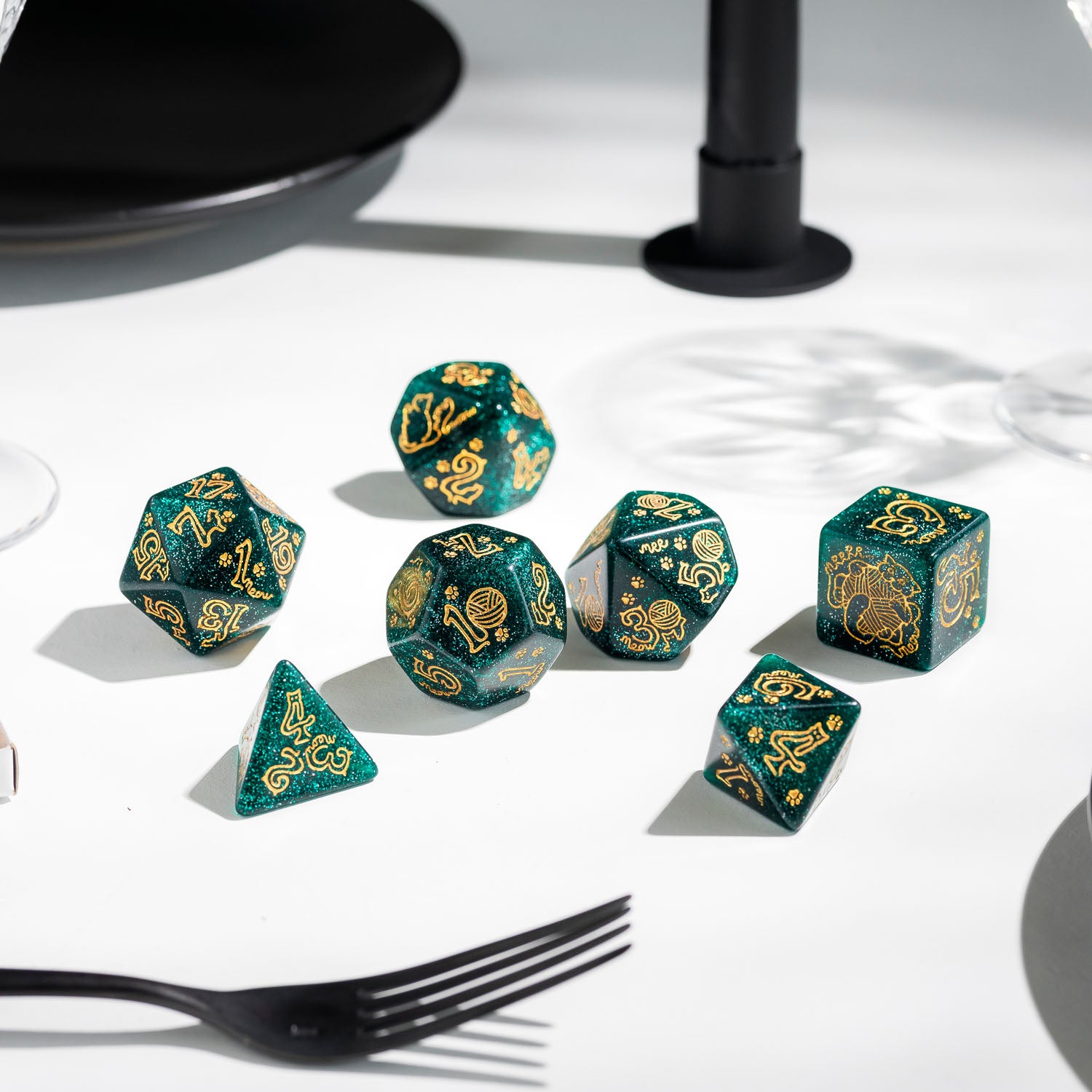 SJKSCAT09 - JUMBO CATS DICE SET: MERLIN - Immagine 4