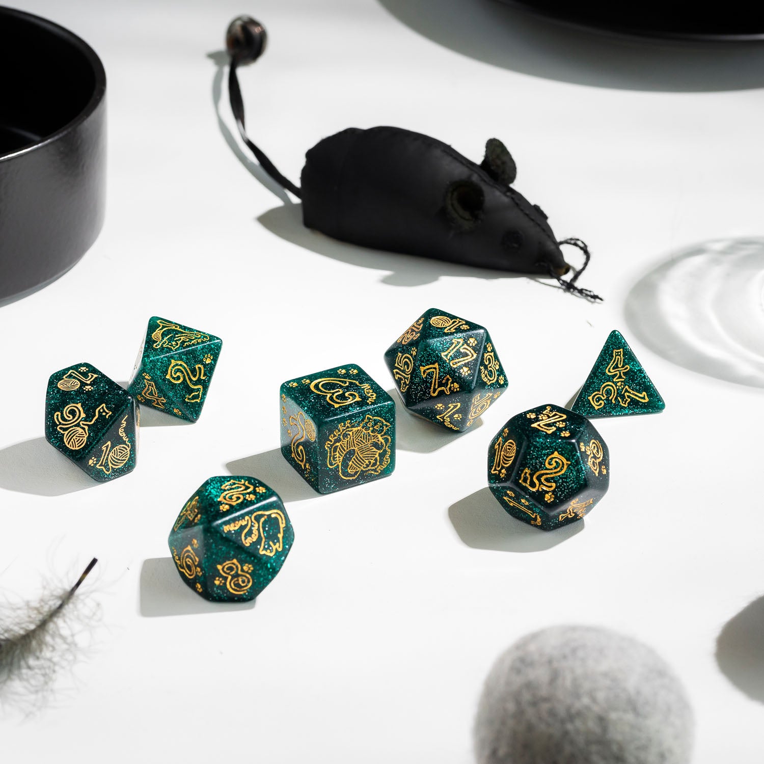 SJKSCAT09 - JUMBO CATS DICE SET: MERLIN - Immagine 5