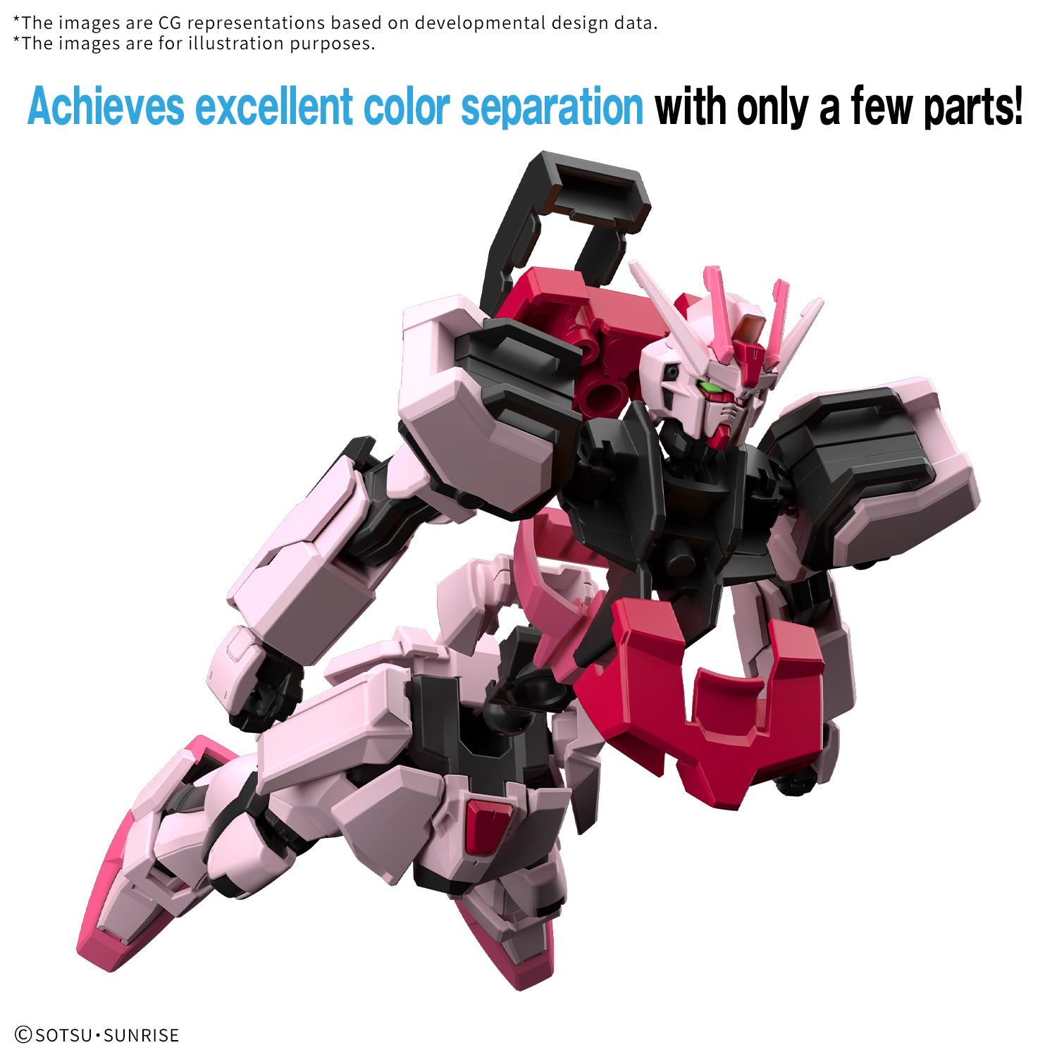 MK68321 - GUNDAM - ENTRY GRADE - STRIKE ROUGE - MODEL KIT 1/144 - Immagine 7