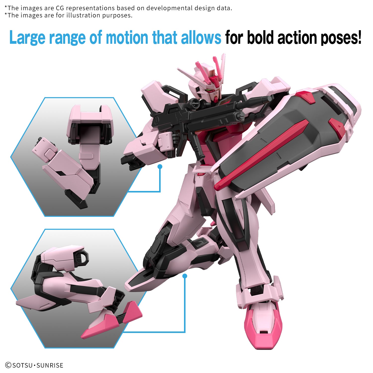 MK68321 - GUNDAM - ENTRY GRADE - STRIKE ROUGE - MODEL KIT 1/144 - Immagine 5