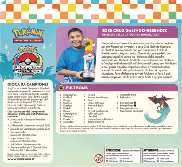 PK10362-I - POKEMON - MAZZI SPECIALI WORLD CHAMPIONSHIP 2025 - Immagine 5
