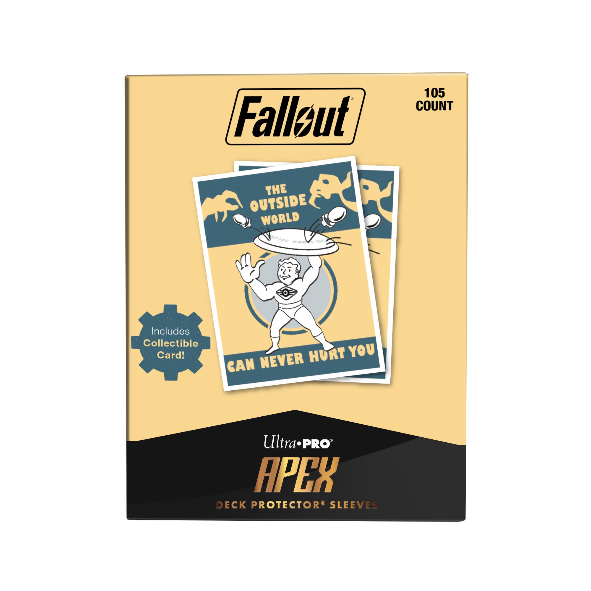 16807 - FALLOUT - 105 APEX DECK PROTECTOR SLEEVES - THE OUTSIDE WORLD - Immagine 4