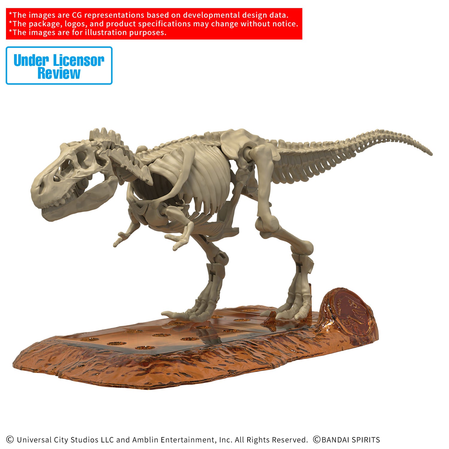 MK68825 - NBC UNIVERSAL - PLANNOSAURUS JURASSIC WORLD T.REX - MODEL KIT - Immagine 2