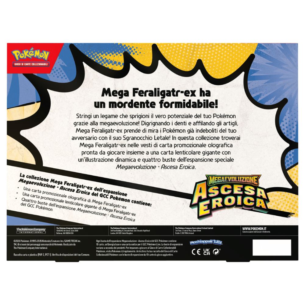 PK10313-I - POKEMON M2.5 COL.MEGA EMBOAR-EX, MEGA FERALIGATOR-EX E MEGA MEGA-EX (IT) - Immagine 8