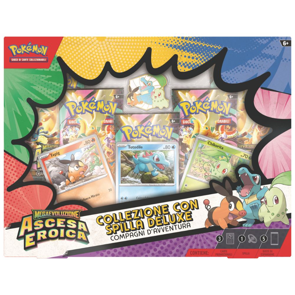 PK10301-I - POKEMON M2.5 COLLEZIONE CON SPILLA DELUXE COMPAGNI D'AVVENTURA (IT) - Immagine 2