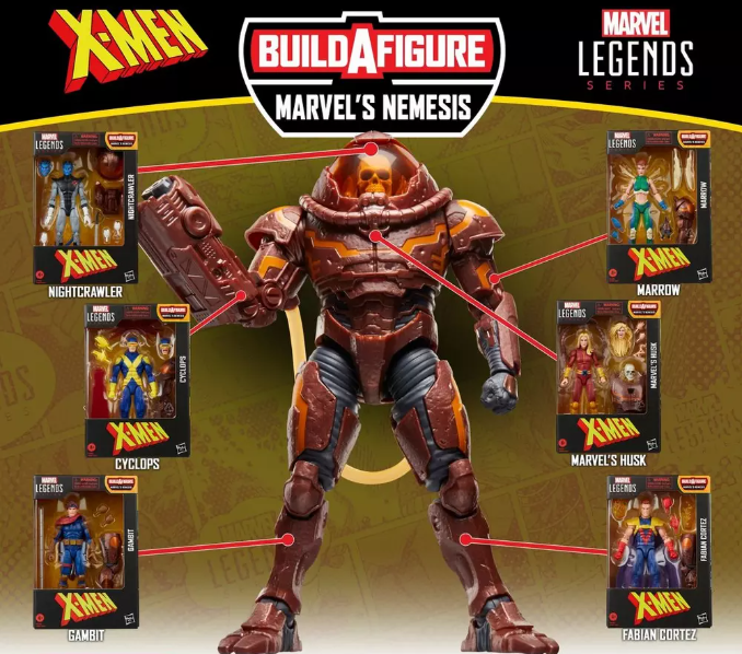 MARVEL LEGENDS - X-MEN - MARVEL'S HUSK - ACTION FIGURE 15CM - Immagine 2