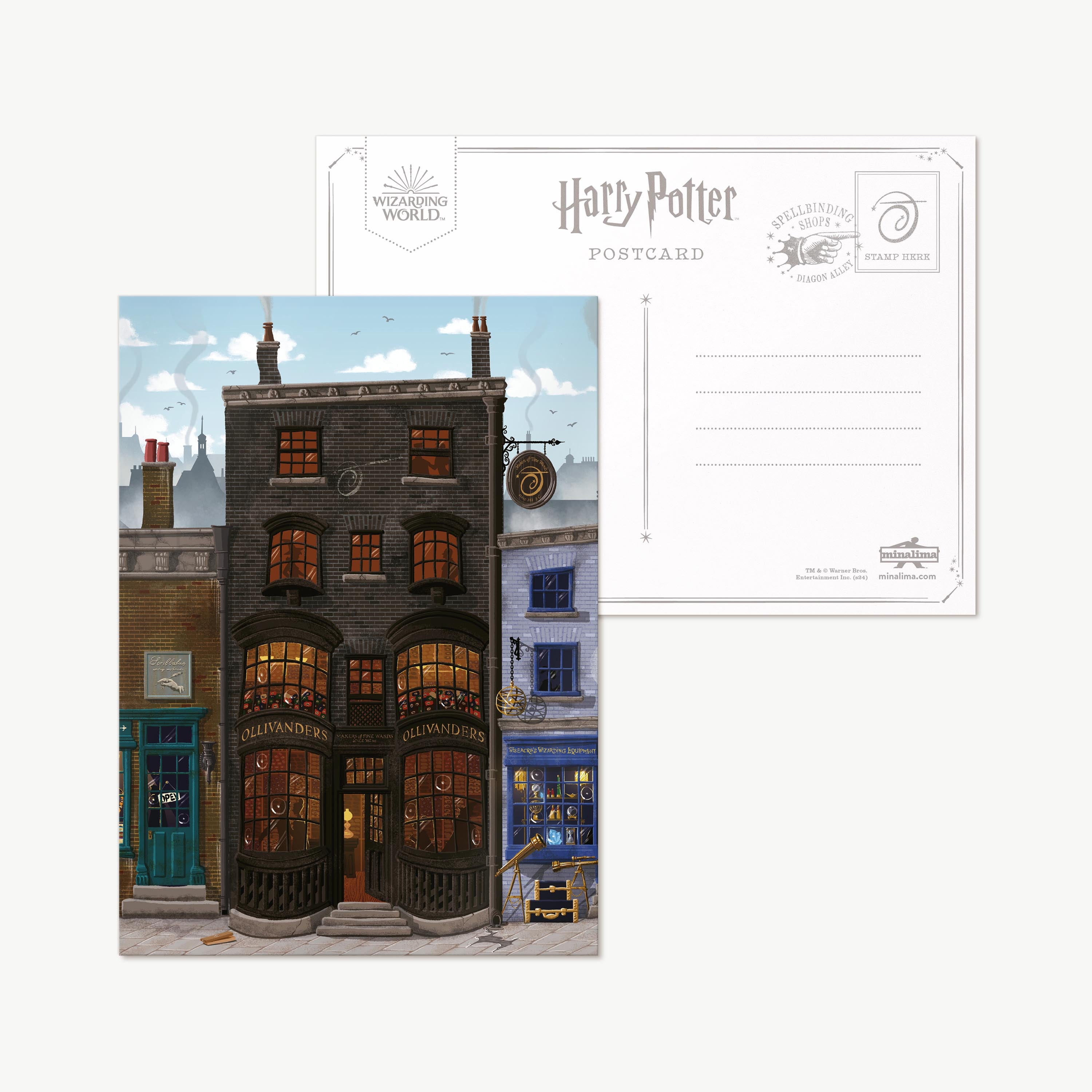 WWMPC02 - SERIES 02: SPELLBINDING SHOPS DIAGON ALLEY - POSTCARD - Immagine 2