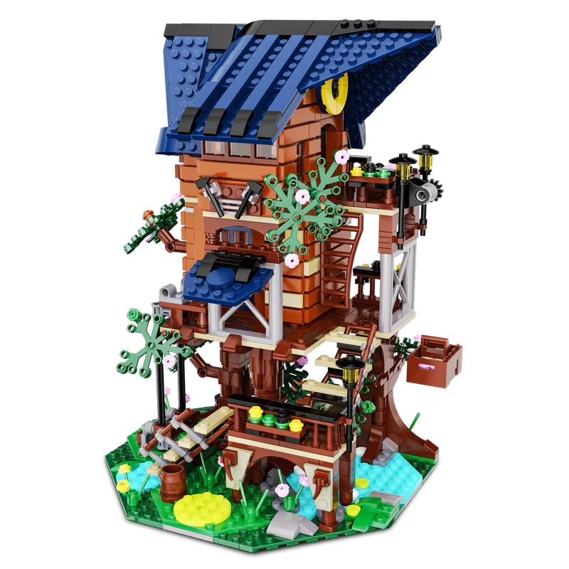 DBLC66004W - CADA - CITY - FOUR SEASON STORY TREE HOUSE - 1155PZ - Immagine 3
