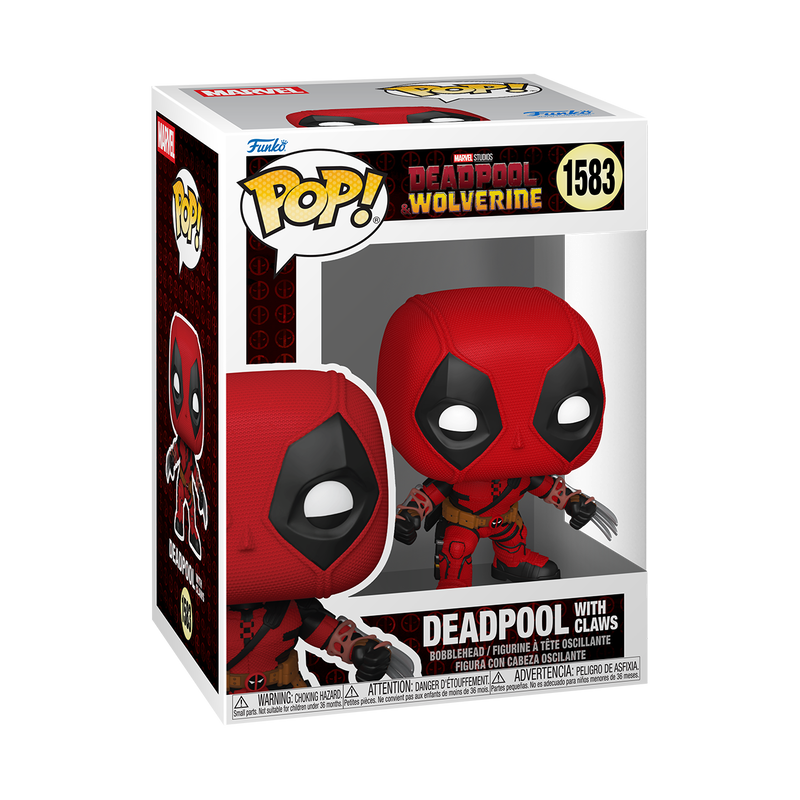 DEADPOOL 3 S4 - POP FUNKO VINYL FIGURE 1583 DEADPOOL WITH CLAWS 9CM