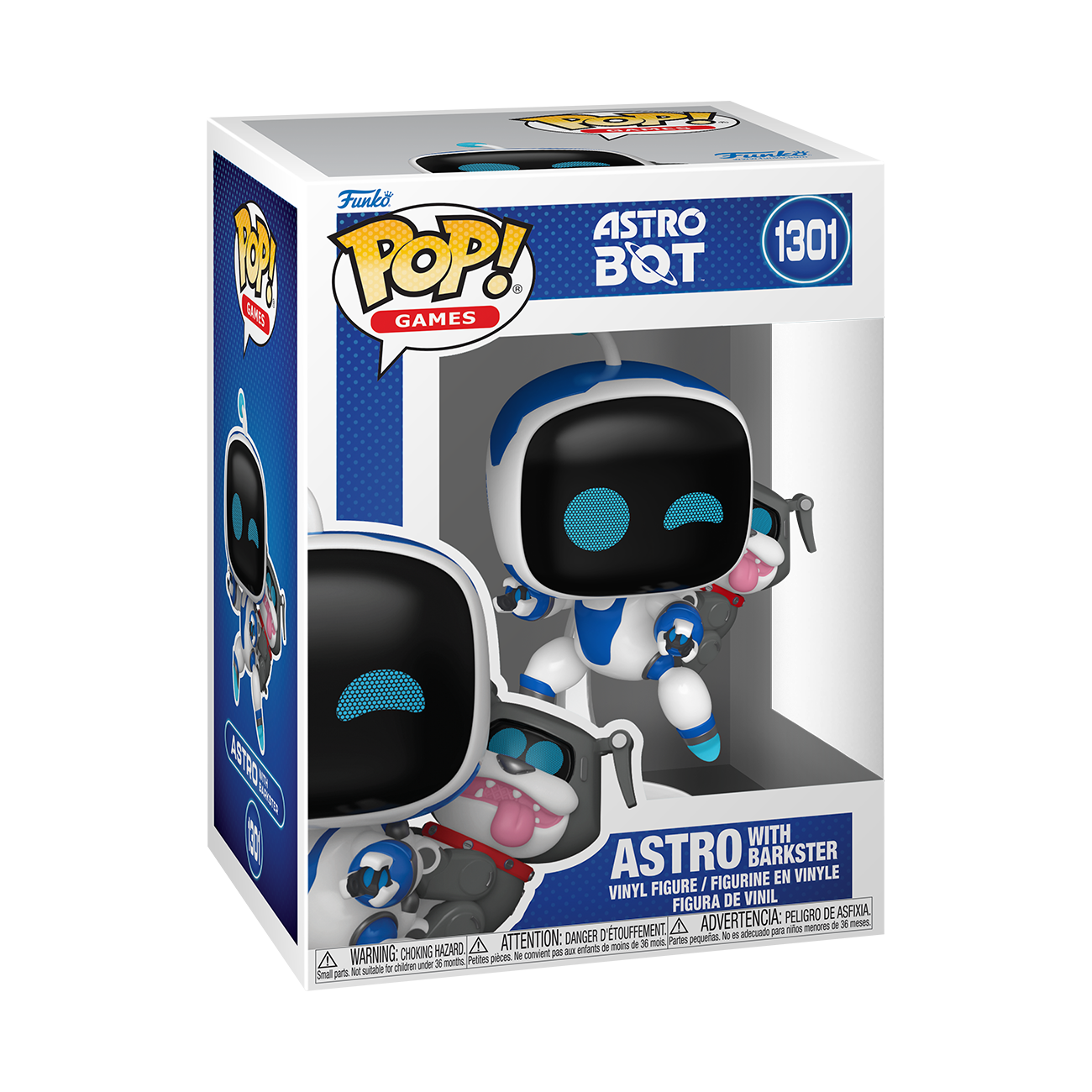 ASTRO BOT S2 - POP FUNKO VINYL FIGURE 1301 ASTRO WITH BARKSTER 9CM