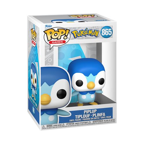 POKEMON - POP FUNKO VINYL FIGURE 865 PIPLUP (EMEA) 9CM